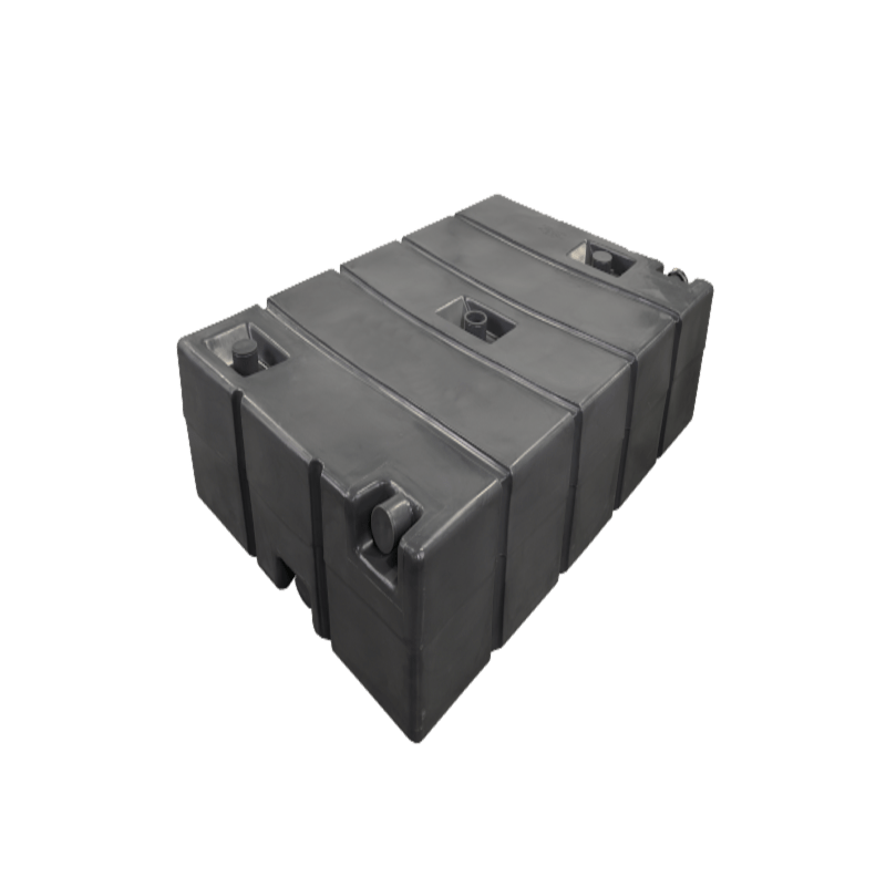 PolyJohn 250 Gallon Black Water Tank In Pewter Gray Color