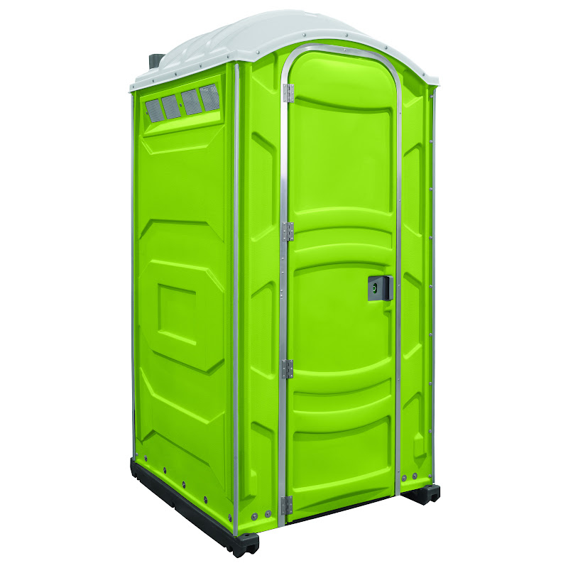 PolyJohn PJN3 Portable Restroom Standard Model In The Color Lime