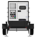 General Power 49kw towable mobile diesel generator with trailer front quick connection deep sea controller view