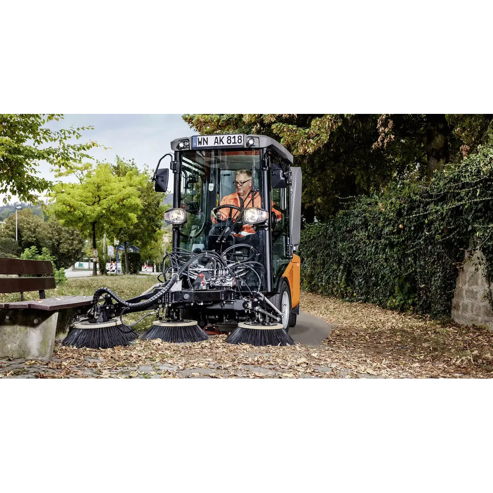 Karcher MC80 Municipal Street Sweeper Leaves Cleanup