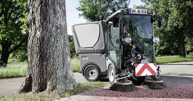 Karcher MC80 Municipal Street Sweeper Walking Path Cleanup