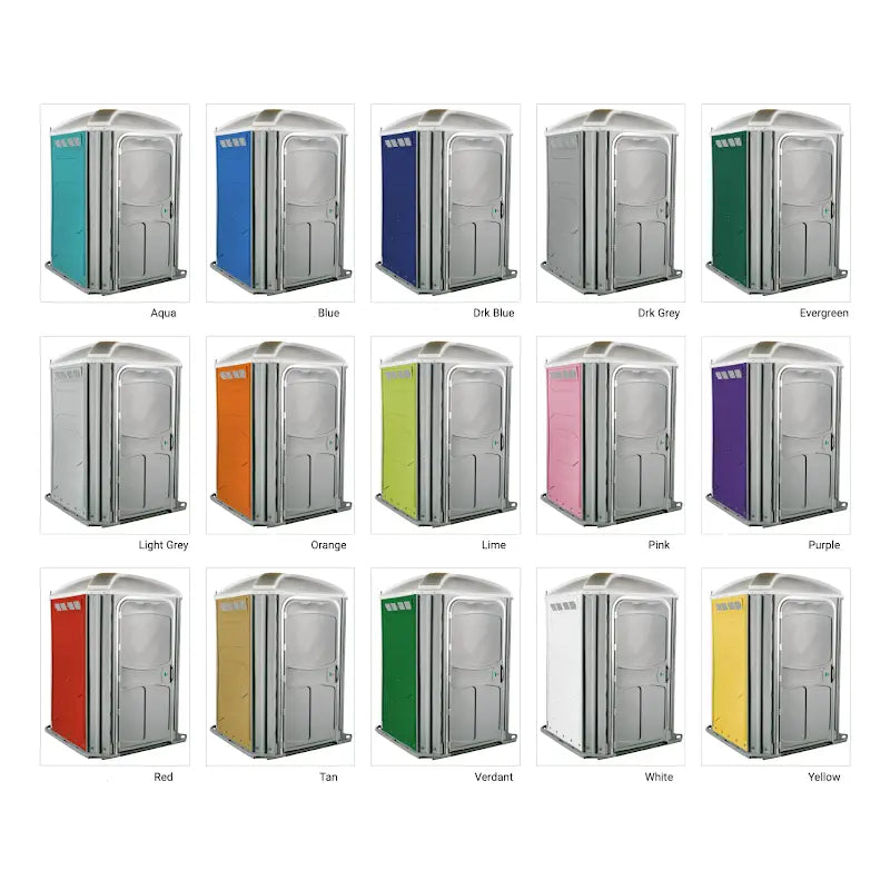 PolyJohn Comfort XL Portable Restroom Standard Model PH03-1000 Color Options