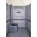 PolyJohn Comfort XL Portable Restroom Standard Model PH03-1000 Interior With Toilet Seat Down View