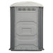 PolyJohn Comfort XLT Portable Restroom Standard Model PH04-1000 In Light Gray Color Back View