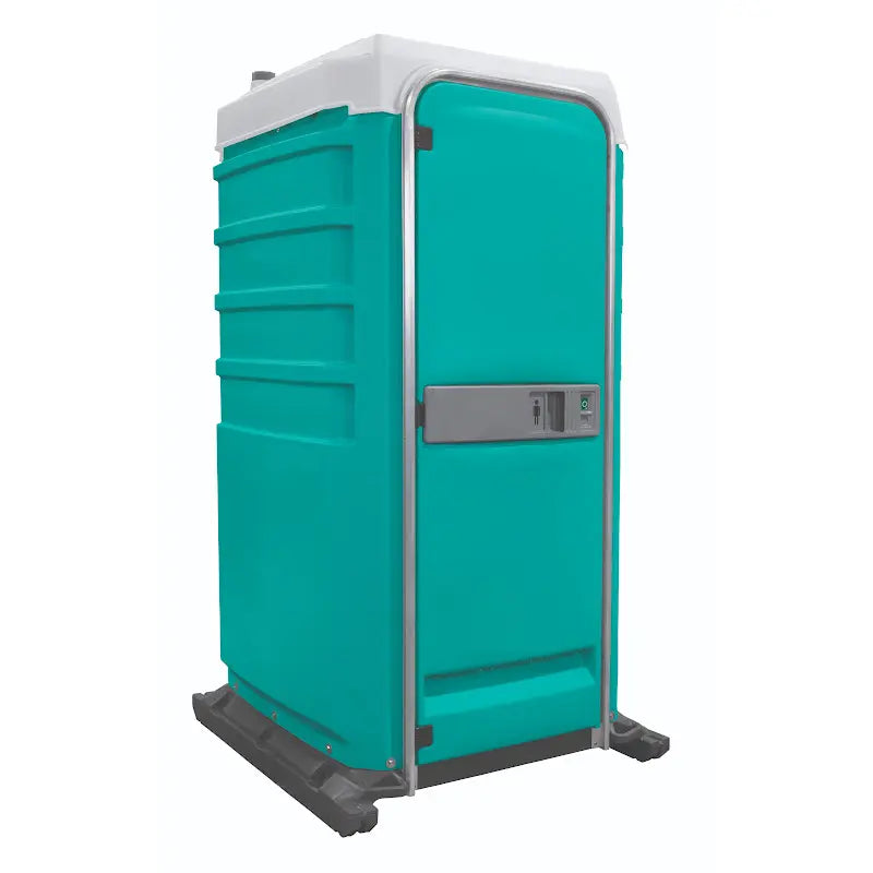 PolyJohn FS3 Fleet Portable Restroom Fresh Flush Model In The Color Aqua