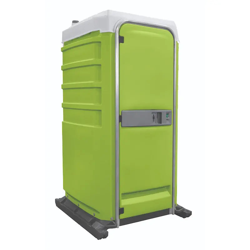 PolyJohn FS3 Fleet Portable Restroom Fresh Flush Model In The Color Lime Green