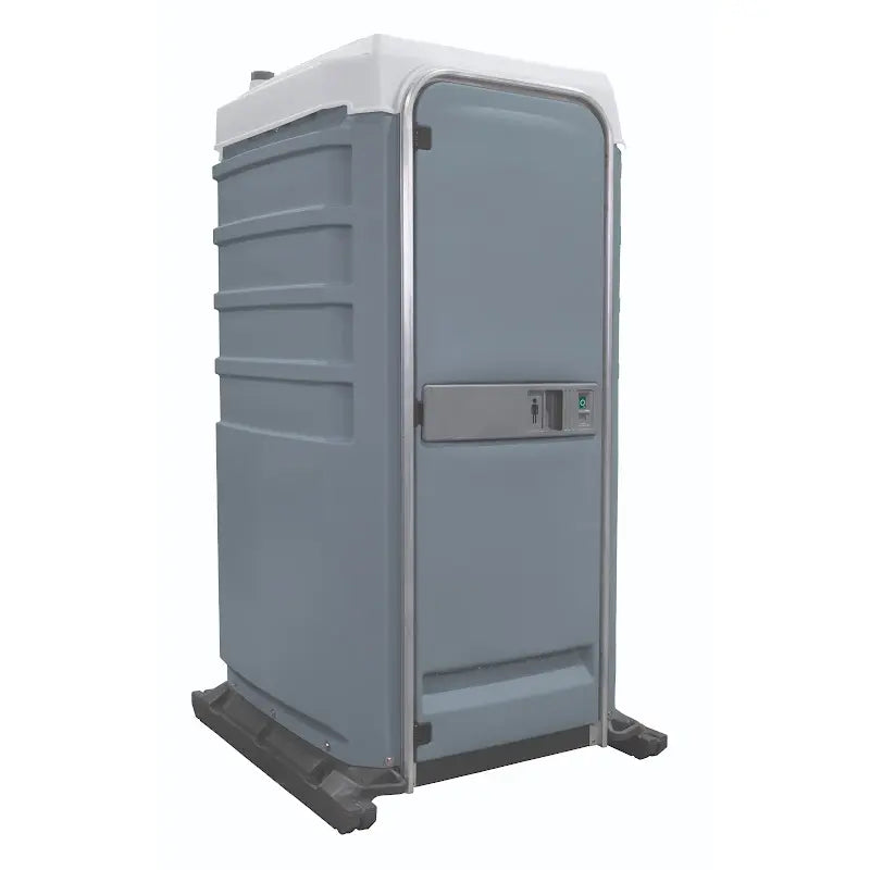 PolyJohn FS3 Fleet Portable Restroom Fresh Flush Model In The Color Pewter Gray