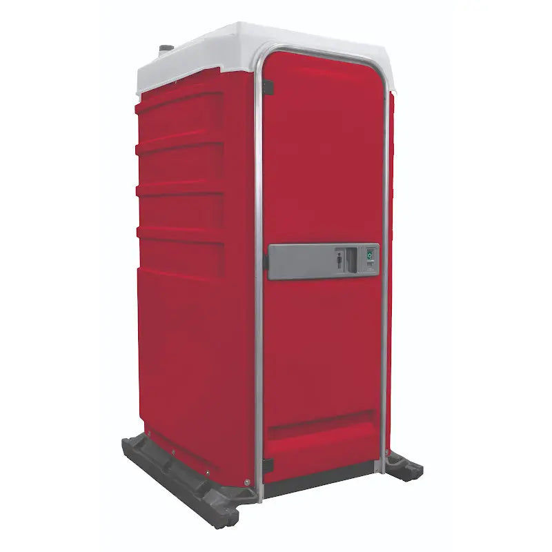 PolyJohn FS3 Fleet Portable Restroom Fresh Flush Model In The Color Red