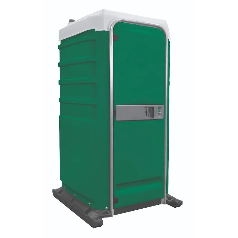 PolyJohn FS3 Fleet Portable Restroom Fresh Flush Model In The Color Verdant Green