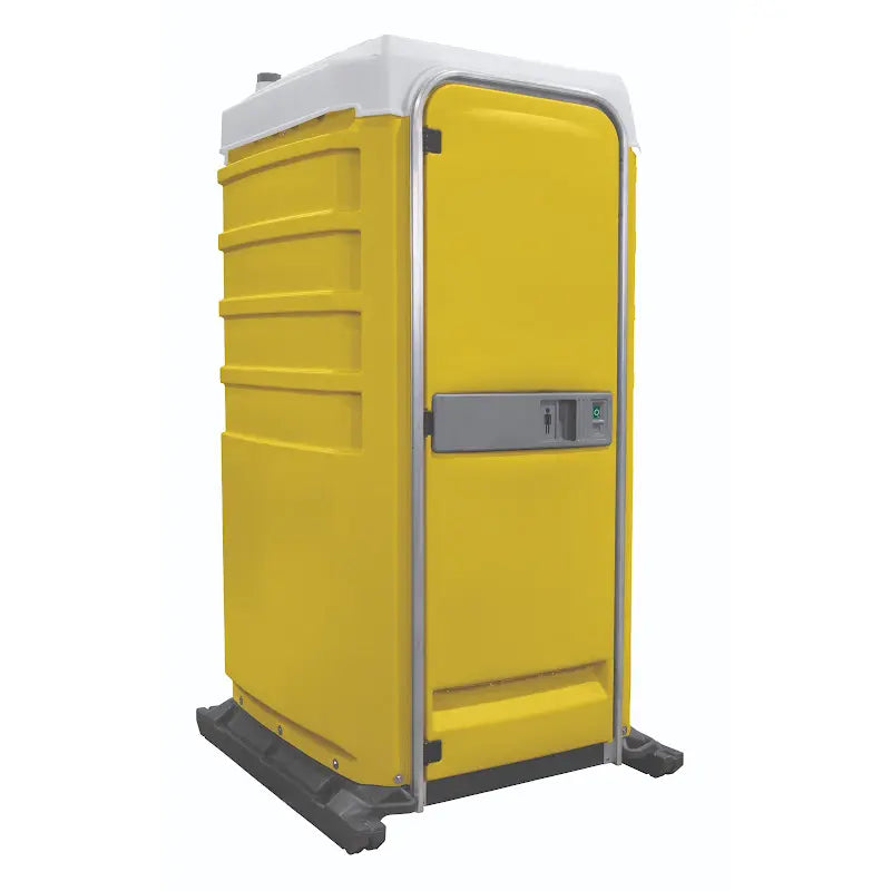 PolyJohn FS3 Fleet Portable Restroom Fresh Flush Model In The Color Yellow