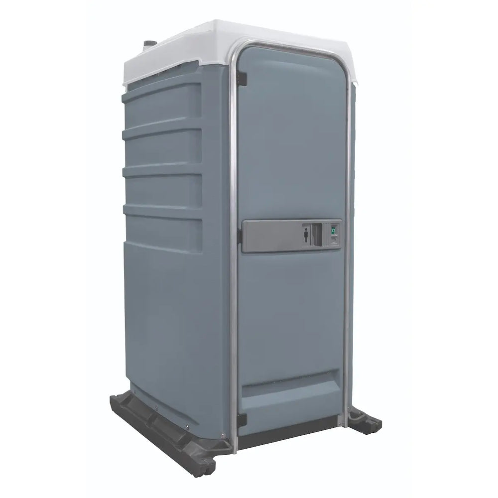 PolyJohn FS3 Fleet Portable Restroom Standard Model In The Color Pewter