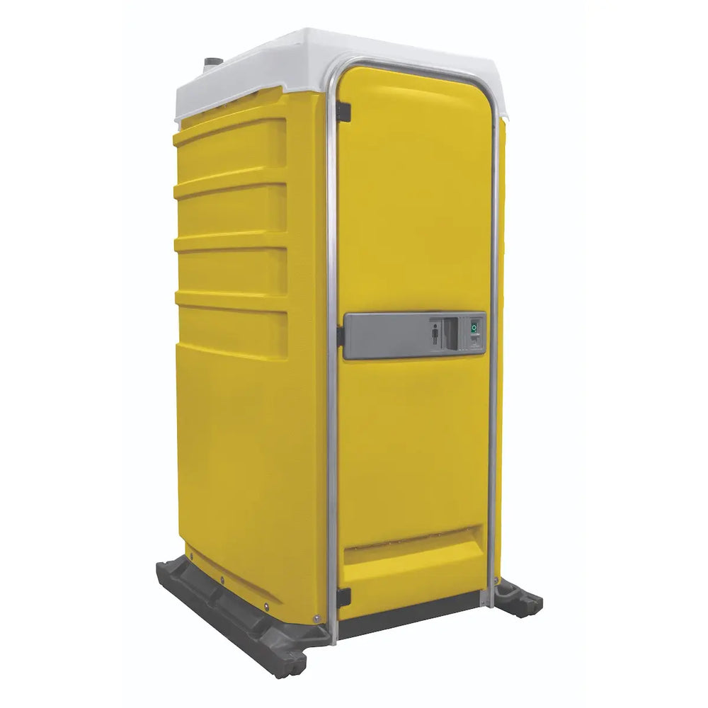 PolyJohn FS3 Fleet Portable Restroom Standard Model In The Color Yellow