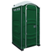 PolyJohn PJN3 Portable Restroom Fresh Flush Model In The Color Evergreen