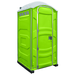 PolyJohn PJN3 Portable Restroom Fresh Flush Model In The Color Lime