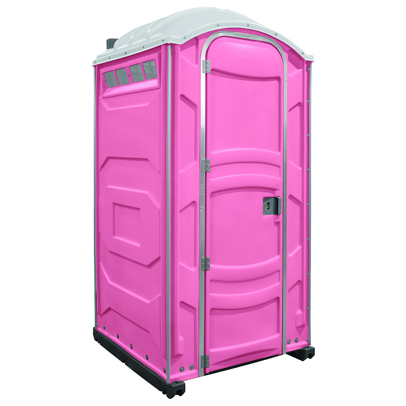 PolyJohn PJN3 Portable Restroom Fresh Flush Model In The Color Pink