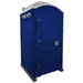 PolyJohn PJP4 Portable Restroom Fresh Flush Model In The Color Dark Blue