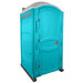 PolyJohn PJP4 Portable Restroom Recirculating Flush Model In The Color Aqua