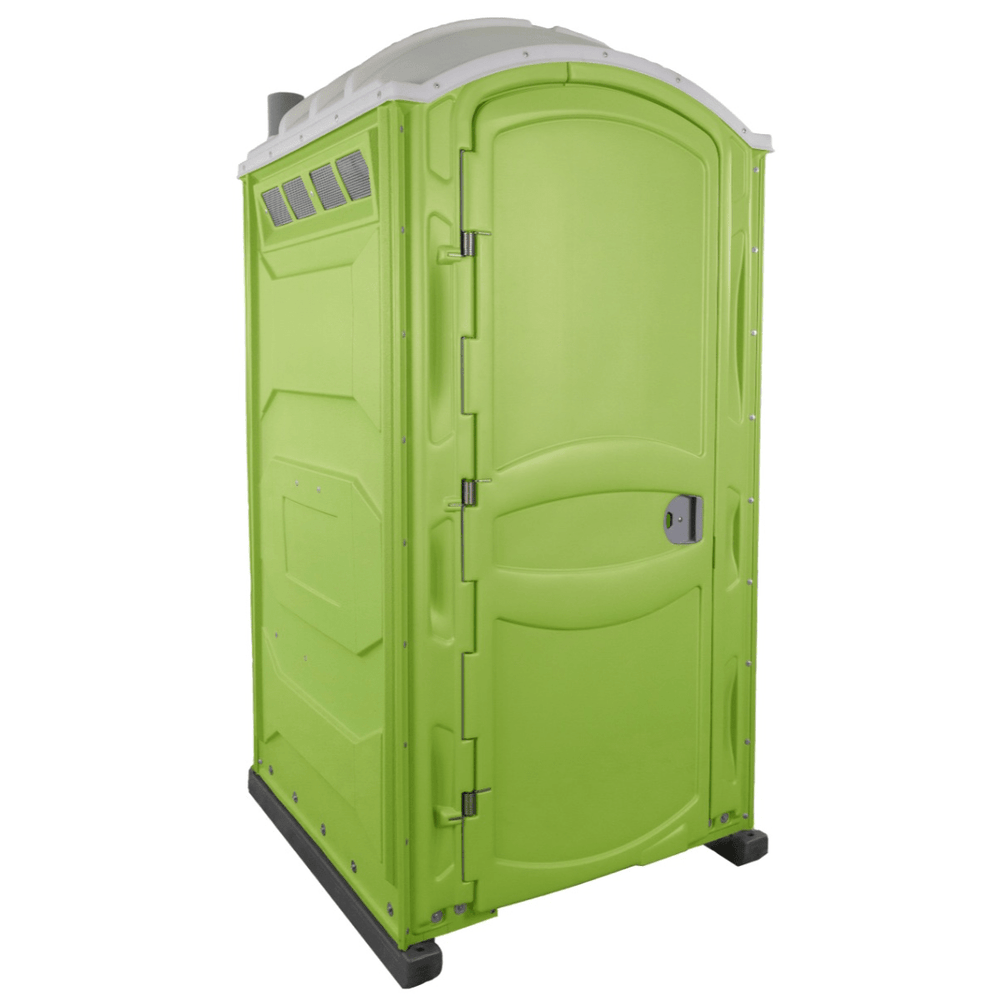 PolyJohn PJP4 Portable Restroom Recirculating Flush Model In The Color Lime