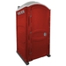 PolyJohn PJP4 Portable Restroom Recirculating Flush Model In The Color Red
