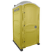 PolyJohn PJP4 Portable Restroom Recirculating Flush Model In The Color Yellow