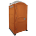 PolyJohn PJP4 Portable Restroom Static Model In The Color Orange