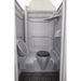 PolyJohn PJP4 Portable Restroom Static Model Interior With Toilet Seat Down View
