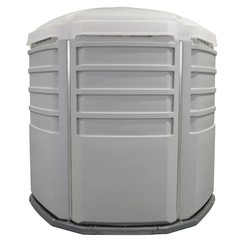 PolyJohn We_ll Care III ADA Portable Restroom Standard Model SA1-1000 In Light Gray Color Back View