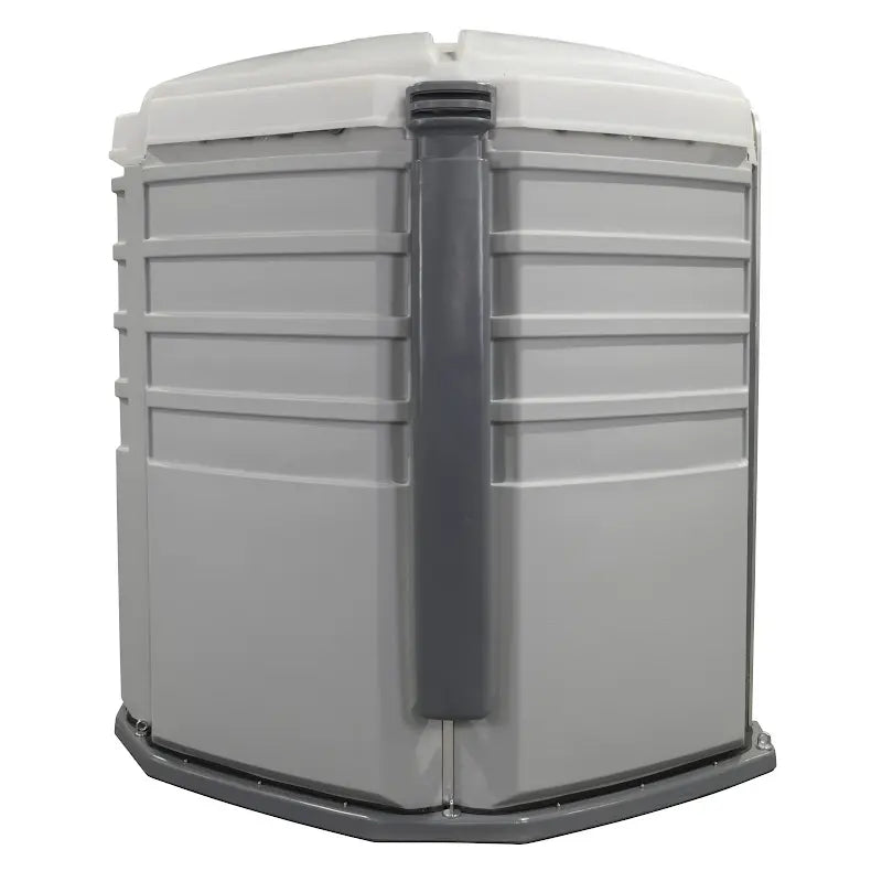 PolyJohn We_ll Care III ADA Portable Restroom Standard Model SA1-1000 In Light Gray Color Side View