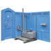 Satellite Global Portable Restroom Interior Panoramic View