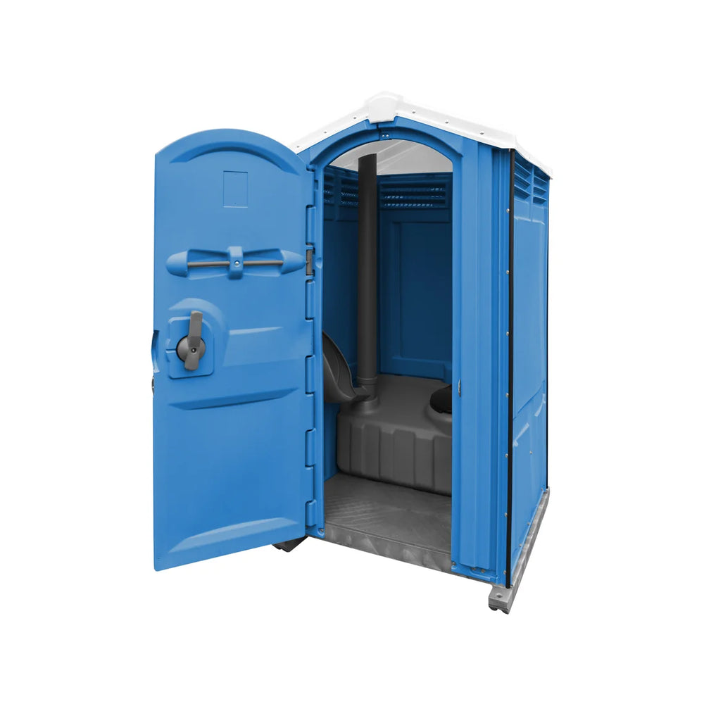 Satellite Global Portable Restroom With Door Open