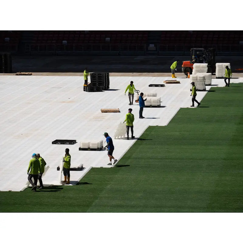 Versare EverBase4 Artificial Turf Protection Mats — A Sunset Event